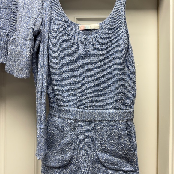 Free People BEACH Declan Sweater Set in Morrocan Blue - Picture 4 of 13